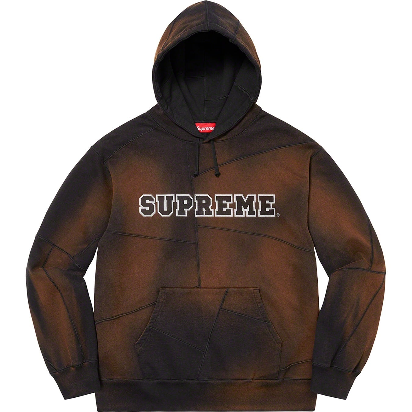 Patchwork Hooded Sweatshirt view 5